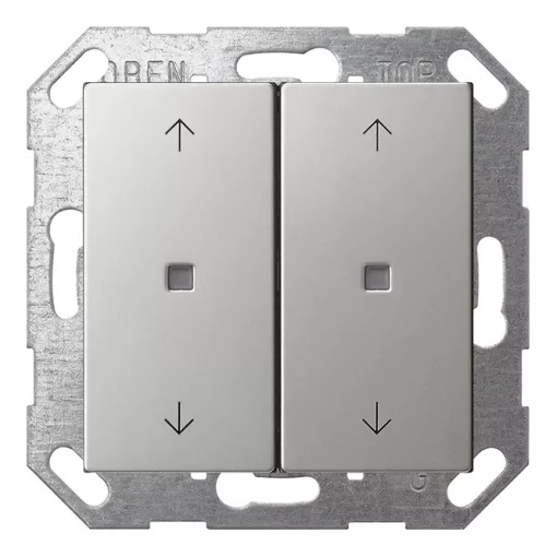 GIRA 5174600 KNX tapintásérzékelő System 55 | 2-csatornás, 4 nyíl | nemesacél
