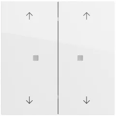   GIRA 517470 KNX nyomógomb System 70 | 2-csatornás, 4 nyíl | tiszta fehér fényes