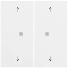   GIRA 517472 KNX nyomógomb System 70 | 2-csatornás, 4 nyíl | tiszta fehér selyemmatt