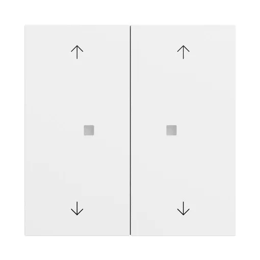GIRA 517472 KNX nyomógomb System 70 | 2-csatornás, 4 nyíl | tiszta fehér selyemmatt
