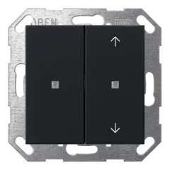   GIRA 5175005 KNX tapintásérzékelő System 55 | 2-fold, nyilak | matt fekete