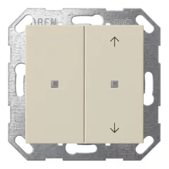   GIRA 517501 KNX tapintásérzékelő System 55 | 2-csatornás, nyilakkal | krémfehér fényes