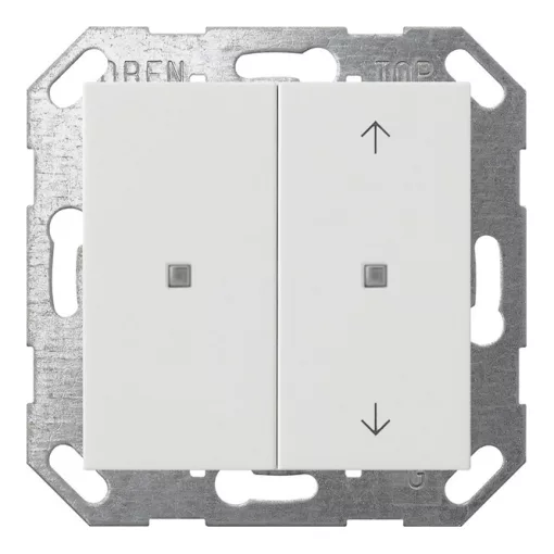 GIRA 517503 KNX tapintásérzékelő System 55 | 2-csatornás, nyilak | tiszta fehér fényes
