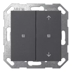   GIRA 517528 KNX tapintásérzékelő System 55 | 2-csatornás, nyilak | antracit
