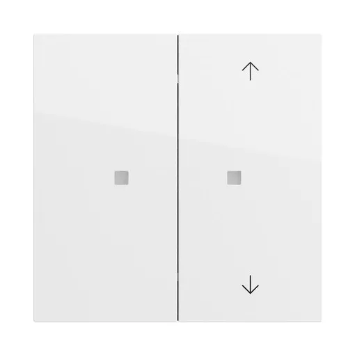 GIRA 517570 KNX tapintásérzékelő System 70 | 2-gombos, nyilak | tiszta fehér fényes