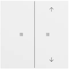   GIRA 517572 KNX tapintásérzékelő System 70 | 2-csatornás, nyilak | tiszta fehér selyemmatt
