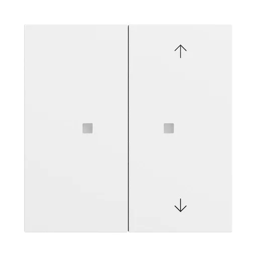 GIRA 517572 KNX tapintásérzékelő System 70 | 2-csatornás, nyilak | tiszta fehér selyemmatt