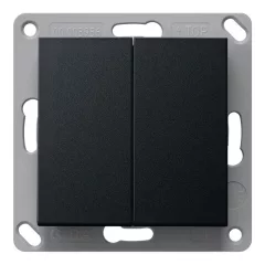   GIRA 5178005 KNX-RF-tapintásérzékelő System 55 | 2-csatornás | fekete matt