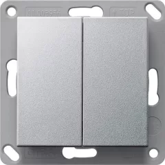   GIRA 517826 KNX-RF-tapintásérzékelő System 55 | 2-fold | alu színben