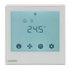 SIEMENS S55770-T350 KNX szobatermosztát Touch | fehér