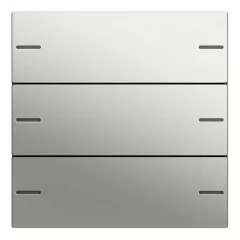   GIRA 5753600 Billentyűkészlet nyomógomb 4-hez System 55 | 3-as | nemesacél