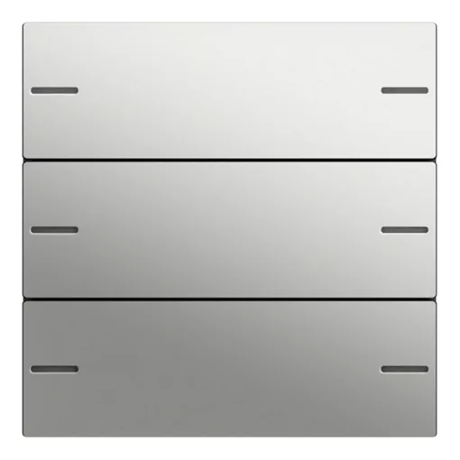 GIRA 5753600 Billentyűkészlet nyomógomb 4-hez System 55 | 3-as | nemesacél