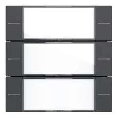  GIRA 577328 feliratozható billenőkapcsoló készlet tapintásérzékelő 4 System 55-höz | 3-foglalatós | antracit