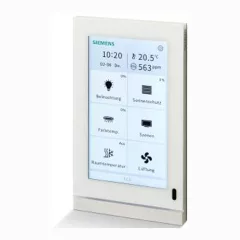   SIEMENS 5WG1205-2AB12 KNX érintőpanel Touch Control TC5 | függőleges | fehér | 5 hüvelyk