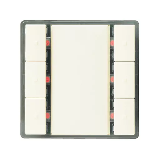 SIEMENS 5WG12232DB13 KNX tapintásérzékelő LED-del delta i-system | 3-csatornás | titánfehér