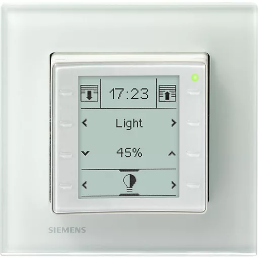 SIEMENS 5WG1227-2AB11 KNX szobai kezelőegység | 8-csatornás | titánfehér