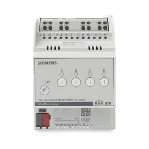 SIEMENS 5WG1263-1DB31 KNX bináris bemenet | 4-csatornás
