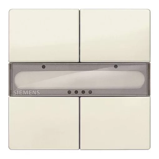 SIEMENS 5WG1286-2DB12 KNX tapintásérzékelő delta style | 2-csatornás, LED nélkül | titánfehér