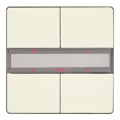   SIEMENS 5WG1286-2DB13 KNX tapintásérzékelő delta style | 2-csatornás | titánfehér