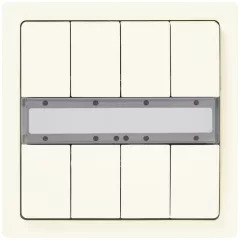  SIEMENS 5WG1287-2DB12 KNX tapintásérzékelő delta style | 4-csatornás, LED nélkül | titánfehér