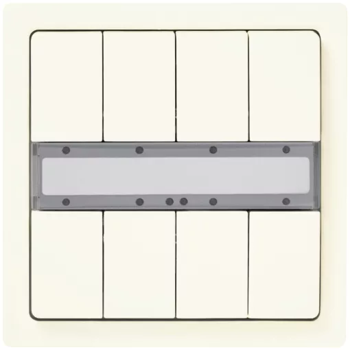 SIEMENS 5WG1287-2DB12 KNX tapintásérzékelő delta style | 4-csatornás, LED nélkül | titánfehér