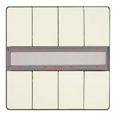   SIEMENS 5WG1287-2DB13 KNX tapintásérzékelő delta style | 4-csatornás | titánfehér