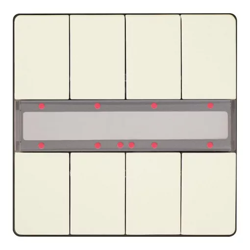 SIEMENS 5WG1287-2DB13 KNX tapintásérzékelő delta style | 4-csatornás | titánfehér