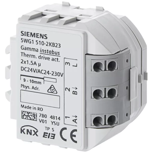 SIEMENS 5WG1510-2KB23 termikus meghajtó aktor | 1,5 A, kapcsoló