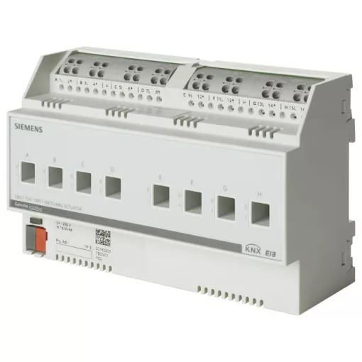 SIEMENS 5WG1530-1DB51 KNX kapcsolóaktor | 8 kimenetes, 6 A
