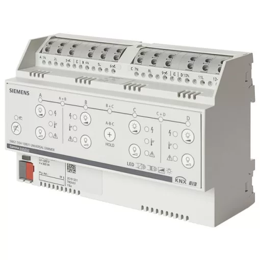 SIEMENS 5WG1554-1DB31 KNX univerzális dimmaktor | 4-csatornás