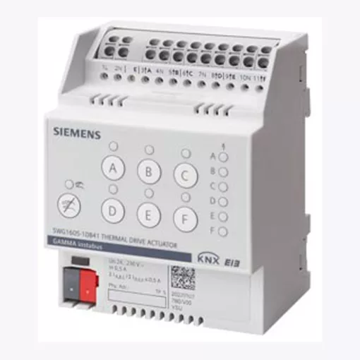 SIEMENS 5WG1605-1DB41 KNX termikus meghajtó aktor | 6 kimenetes