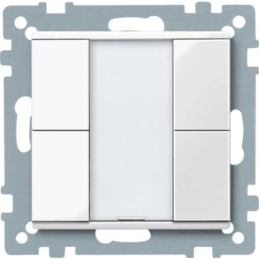 MERTEN 617219 KNX tapintásérzékelő Plus System M | 2-csatornás | poláris fehér fényes