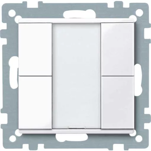 MERTEN 617225 KNX tapintásérzékelő Plus System M | 2-csatornás | aktív fehér fényes