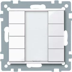   MDT helyett itt MERTEN a márka – az összes szabályt alkalmazva:

MERTEN 617425 KNX tapintásérzékelő Plus System M | 4-csatornás | fényes aktívfehér
