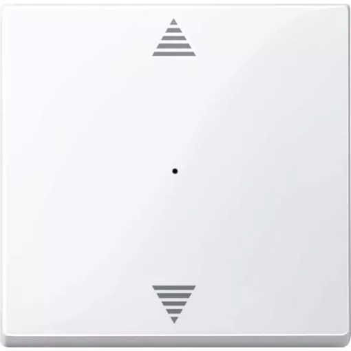 MERTEN 619425 KNX-nyomógomb billenőkar System M | 1-es, nyilak | aktívfehér fényes
