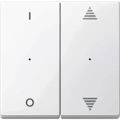  MERTEN 619519 Billenőkapcsoló KNX-tapintásérzékelőhöz System M | 2-es, IO & nyilak | poláris fehér fényes