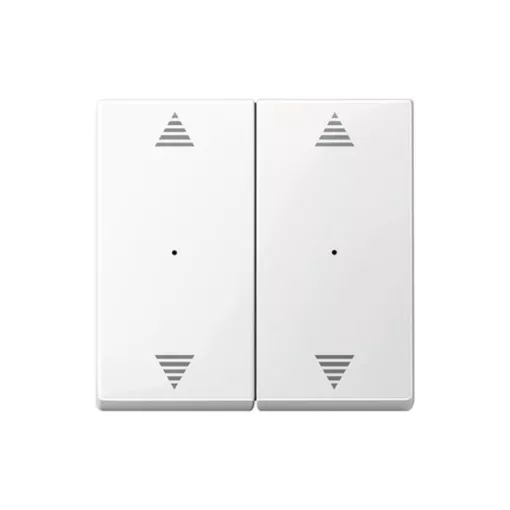 MERTEN 619719 billenőkapcsoló KNX-tapintóhoz System M | 2-es, nyilak | poláris fehér fényes