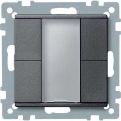   MERTEN 627614 KNX tapintásérzékelő Plus System M | 2-csatornás | antracit