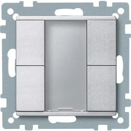 MERTEN 627660 KNX tapintásérzékelő Plus System M | 2-csatornás | alumínium