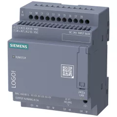   SIEMENS 6ED1052-2CC08-0BA3 LOGO! Alapmodul 24 V | kijelző nélkül, 8 DI (4AI)/4DO, tranzisztorok 800 Bl.