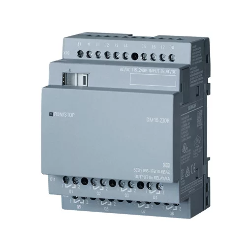 SIEMENS 6ED1055-1FB10-0BA2 LOGO! bővítőmodul 230 V | 8DE/8DA, relé