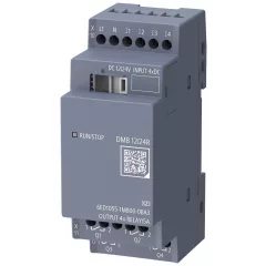   SIEMENS 6ED1055-1MB00-0BA3 LOGO! bővítőmodul 12/24 V | 4DI/4DO, relé, LOGO! 9-hez