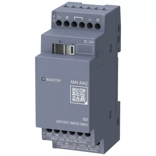 SIEMENS 6ED1055-1MF00-0BA3 LOGO! bővítőmodul 24 V | 2 AE, LOGO! 9-hez