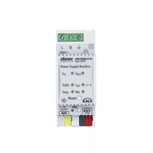 ELSNER 70147 KNX busztápegység | 640 mA, KNX-busz/Aux