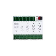   ELSNER 70533 KNX redőnyaktor S4 24V | 4-csatornás, 12 bemenet