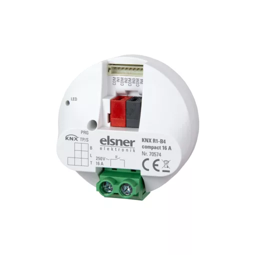 ELSNER 70574 KNX kapcsolóaktor kompakt UP | 16 A, potenciálmentes