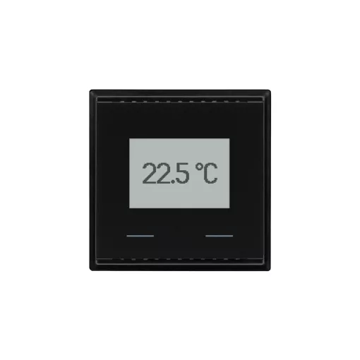 ELSNER 70634 KNX hőmérséklet-érzékelő CH | érintőgombokkal | mélyfekete
