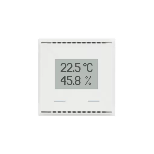 ELSNER 70637 KNX hőmérséklet-/páratartalom érzékelő CH | érintőgombokkal | tiszta fehér
