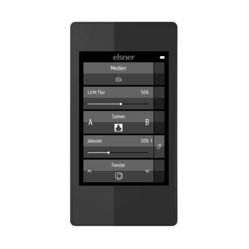 ELSNER 70747 KNX-RF távirányító | kijelzővel | fekete