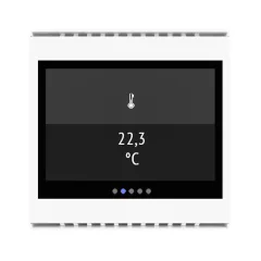   ELSNER 70800 KNX hőmérsékletérzékelő kijelzővel Cala Touch | hőmérséklet | fehér